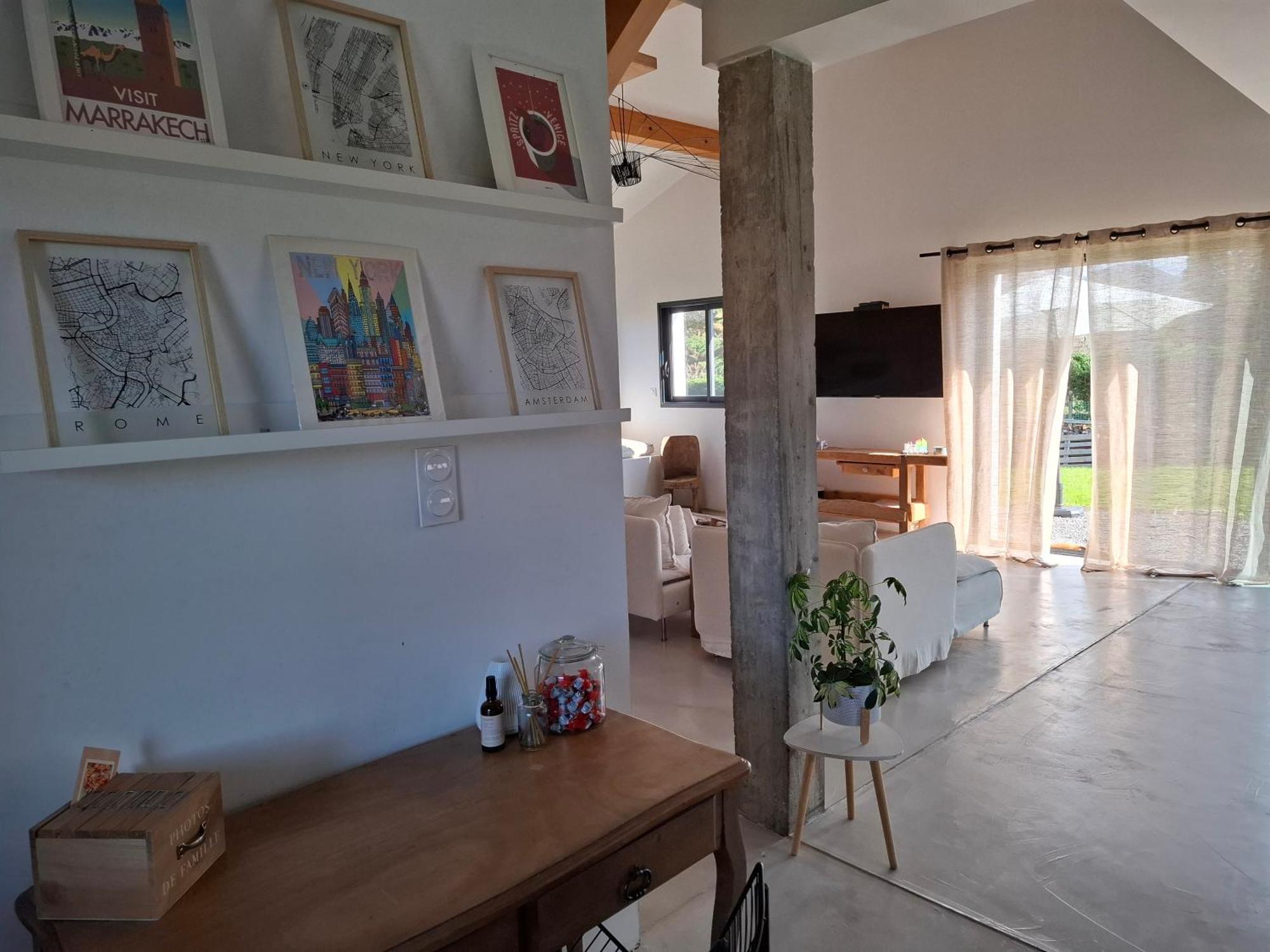 Charmante Villa Familiale Au Calme A 15Min Des Plages Ascain Ruang foto